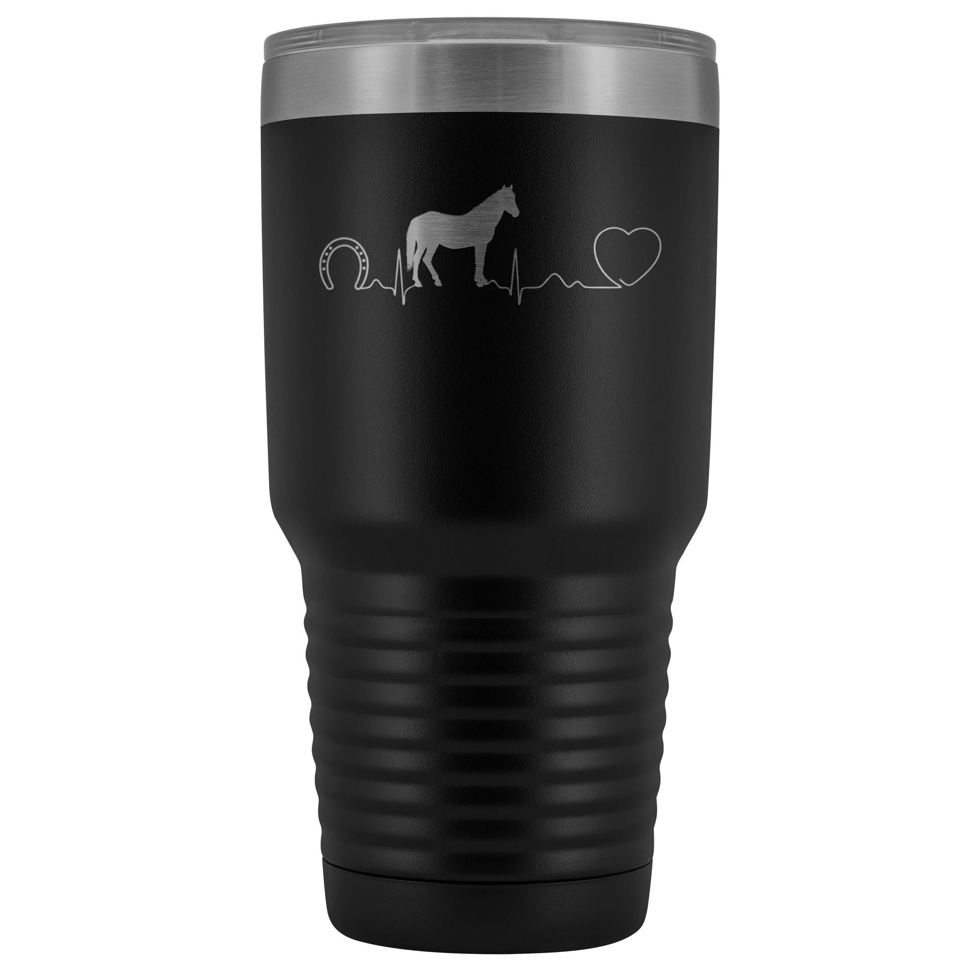 Large Animal Vet Horse Pulse 30oz Vacuum Insulated Tumbler