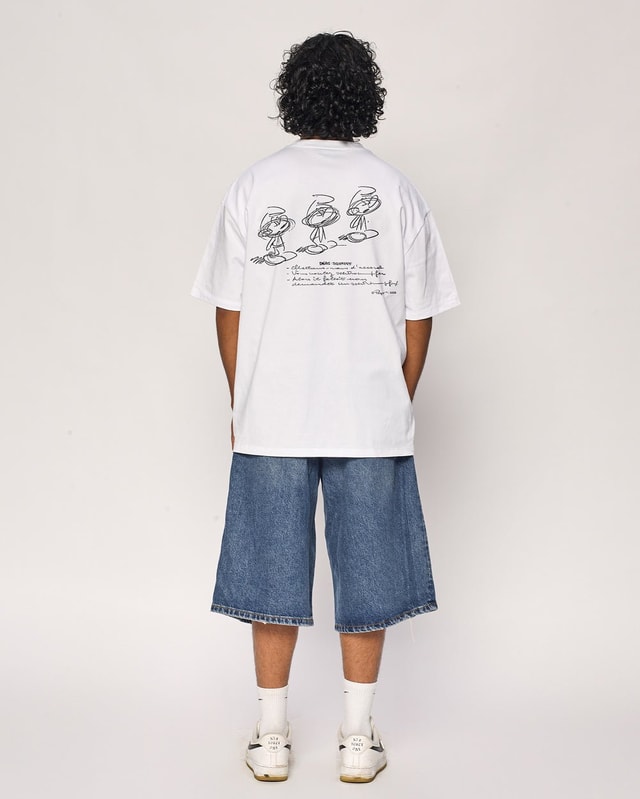 Smurfs 'Should of Asked for a Smurf' Oversized Graphic T-Shirt Unisex 100% Cotton Heavyweight