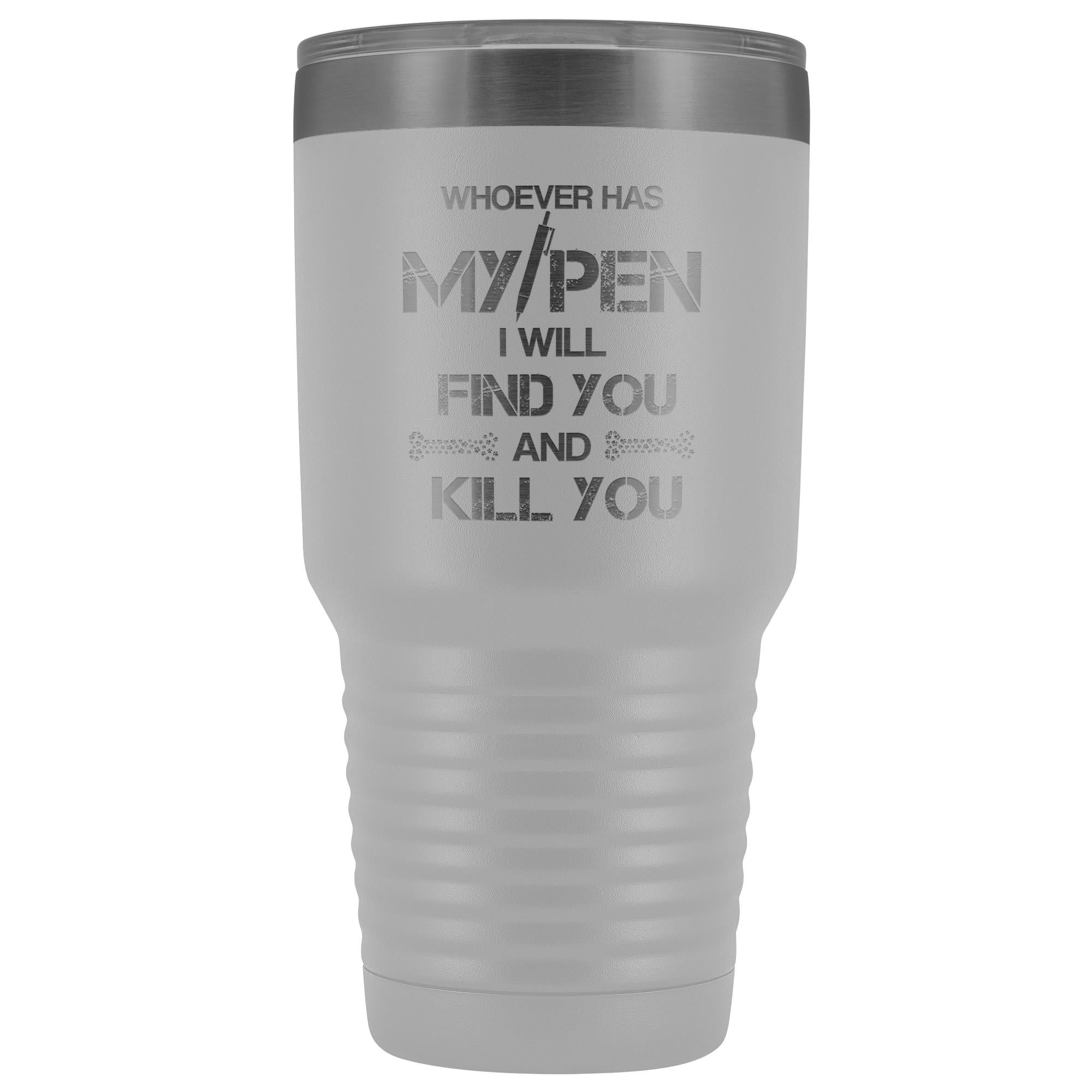 Vet Tech My Pen Joke 30 oz Vacuum Insulated Stainless Steel Tumbler