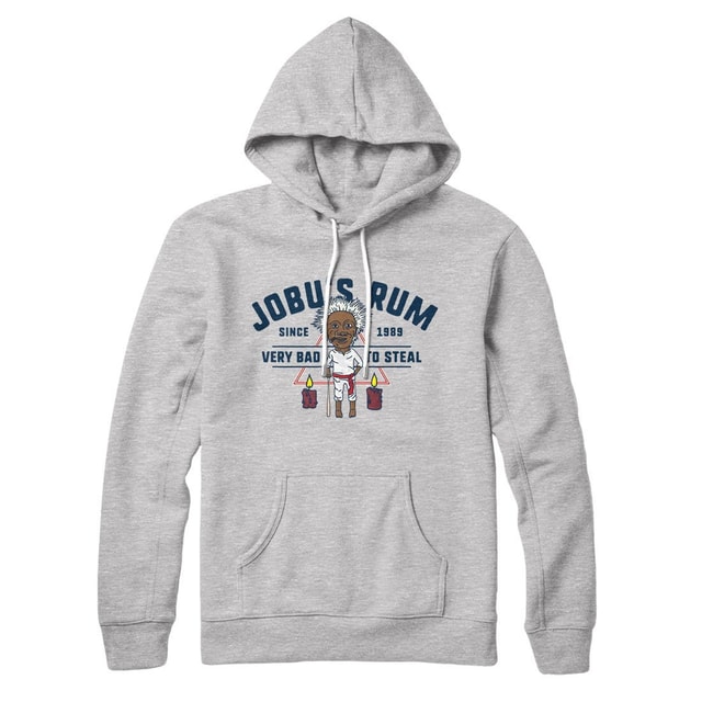 Jobu's Rum Unisex Cotton Polyester Pullover Hoodie with Kangaroo Pocket