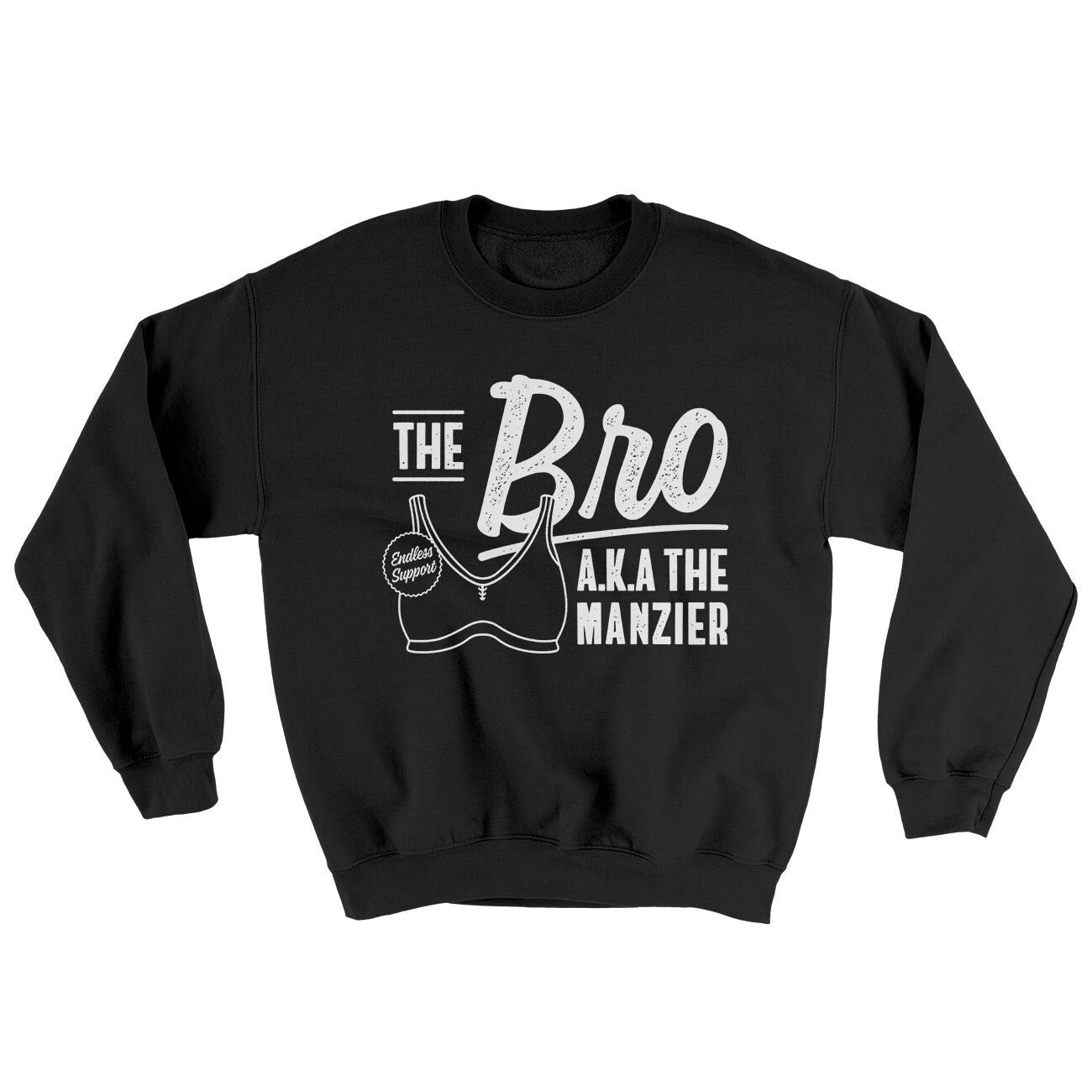 The Bro Aka Manzier Ugly Sweater - Men's Crewneck Sweatshirt