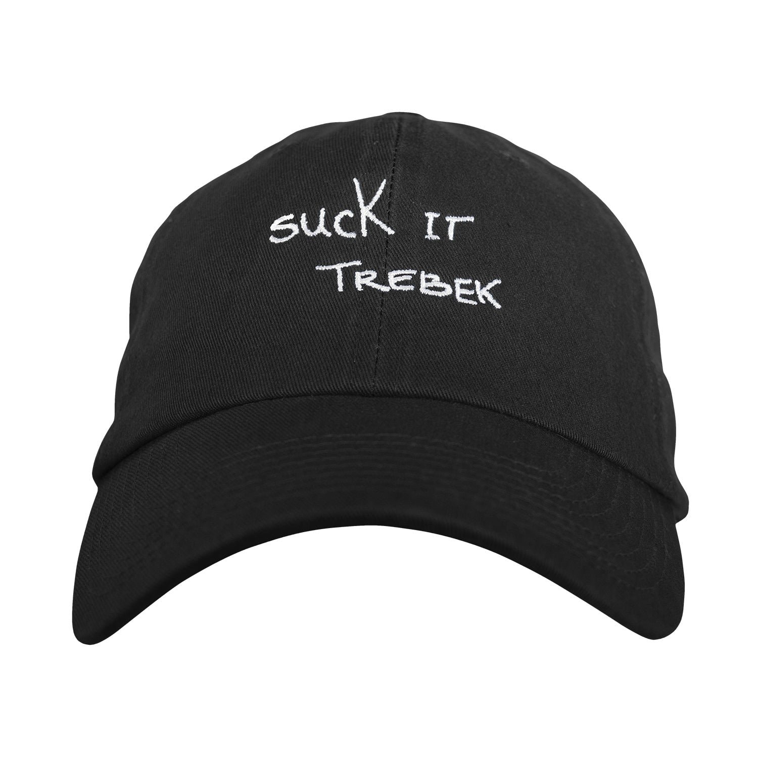 Suck It Trebek Dad Hat - Embroidered Unstructured Cotton Twill Adjustable Cap