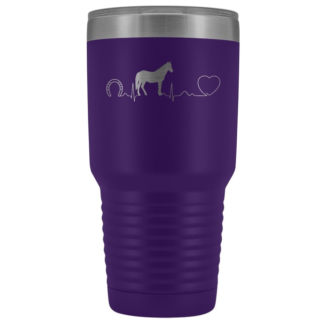 Large Animal Vet Horse Pulse 30oz Vacuum Insulated Tumbler