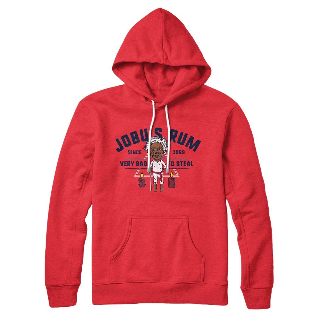 Jobu's Rum Unisex Cotton Polyester Pullover Hoodie with Kangaroo Pocket