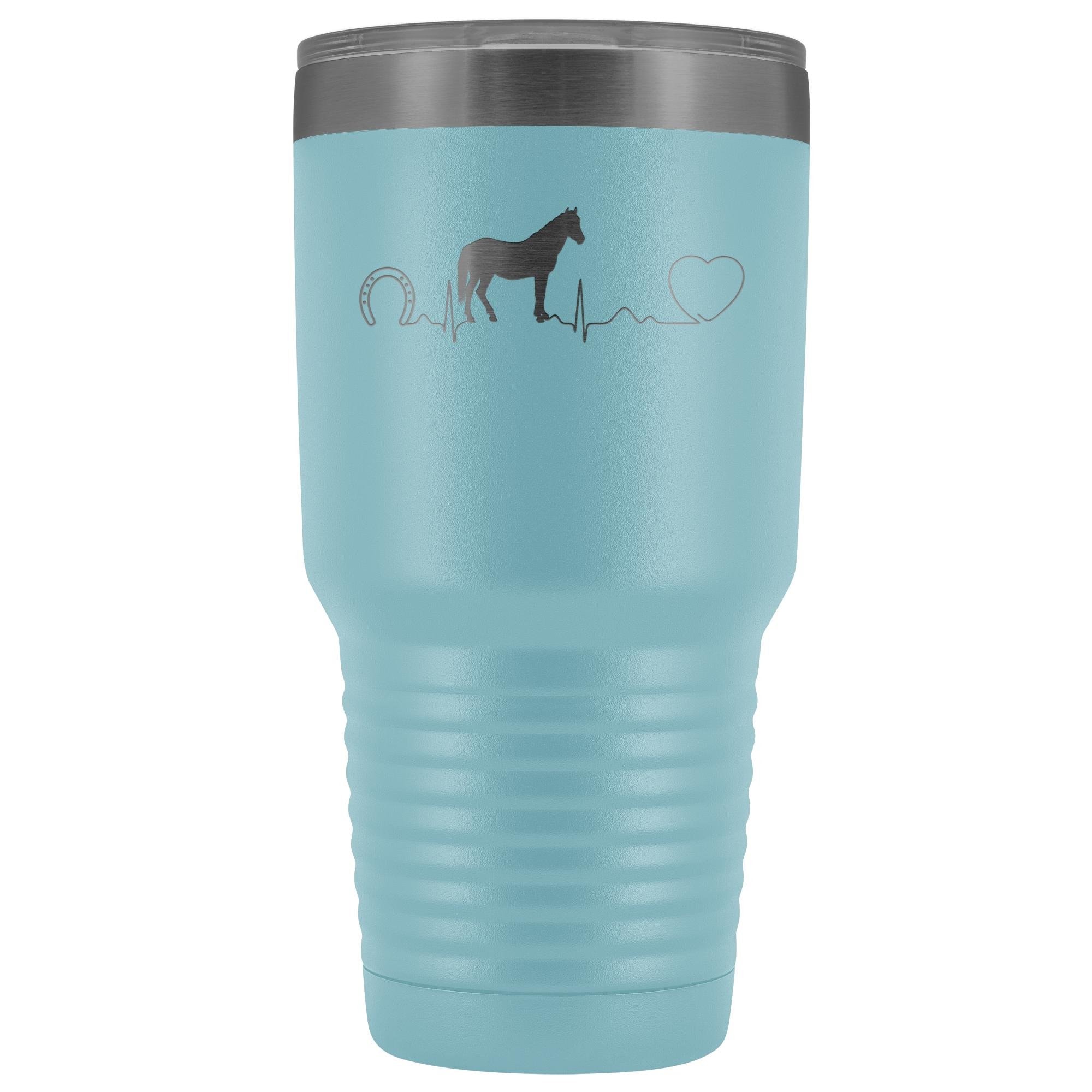 Large Animal Vet Horse Pulse 30oz Vacuum Insulated Tumbler