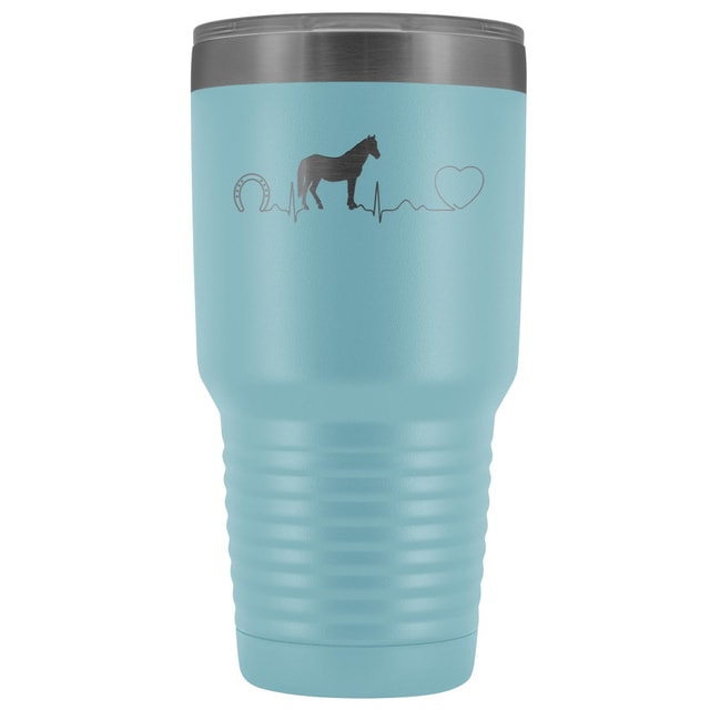 Large Animal Vet Horse Pulse 30oz Vacuum Insulated Tumbler