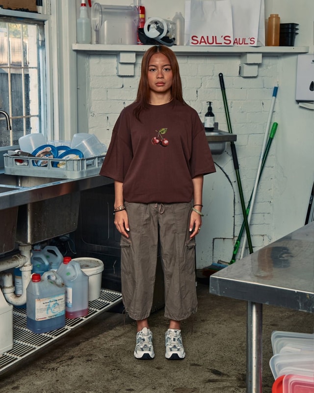 Cherry Drip Oversized Graphic Tee Unisex 90s Boxy Fit 100% Combed Cotton Threadheads