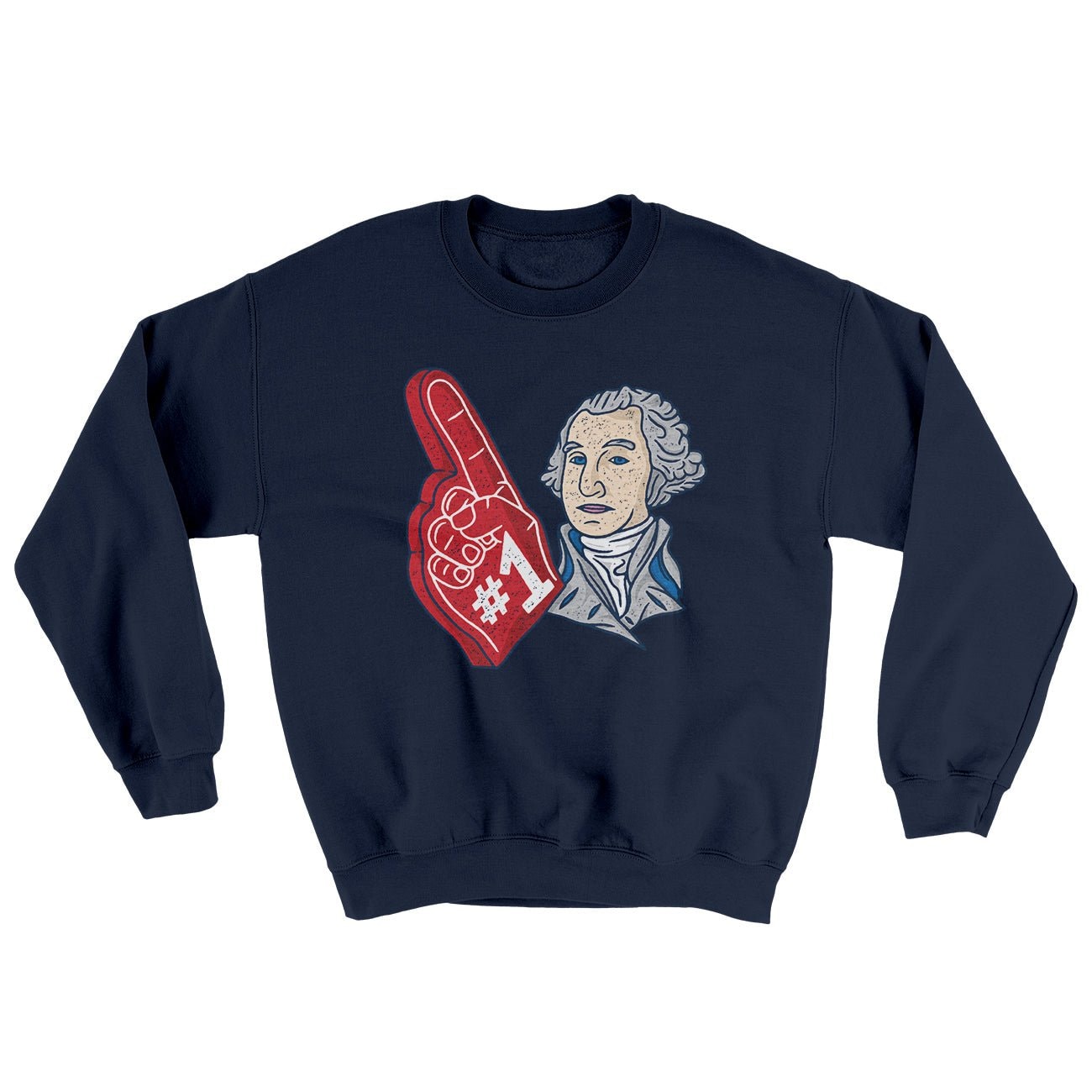 Washington #1 Ugly Sweater Crewneck Sweatshirt - 50/50 Cotton Poly Blend