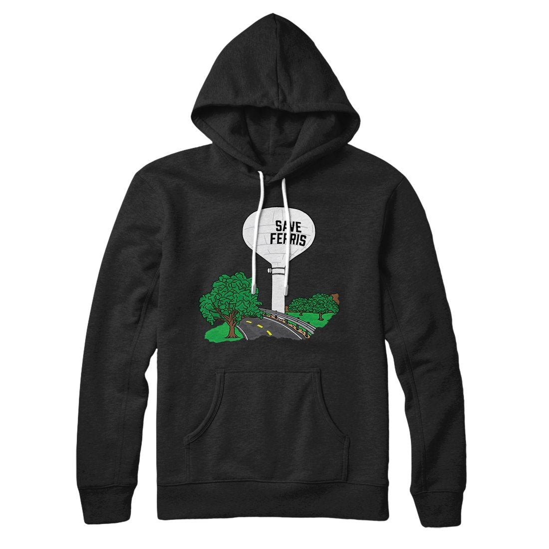 Save Ferris Unisex Cotton Polyester Pullover Hoodie with Kangaroo Pocket