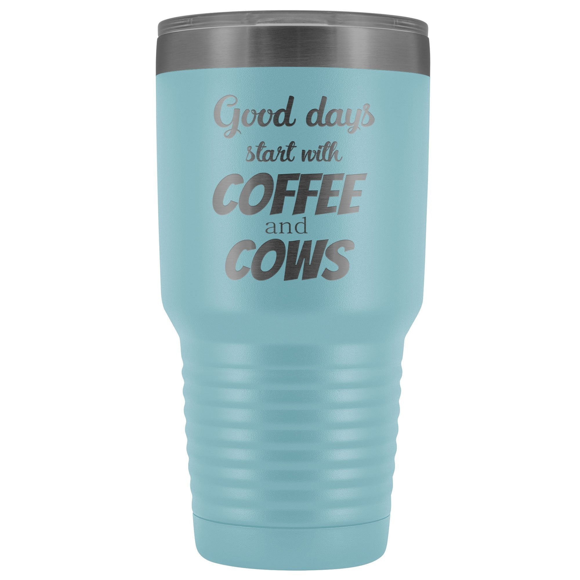 Coffee and Cows 30oz Vacuum Insulated Tumbler for Large Animal Vets