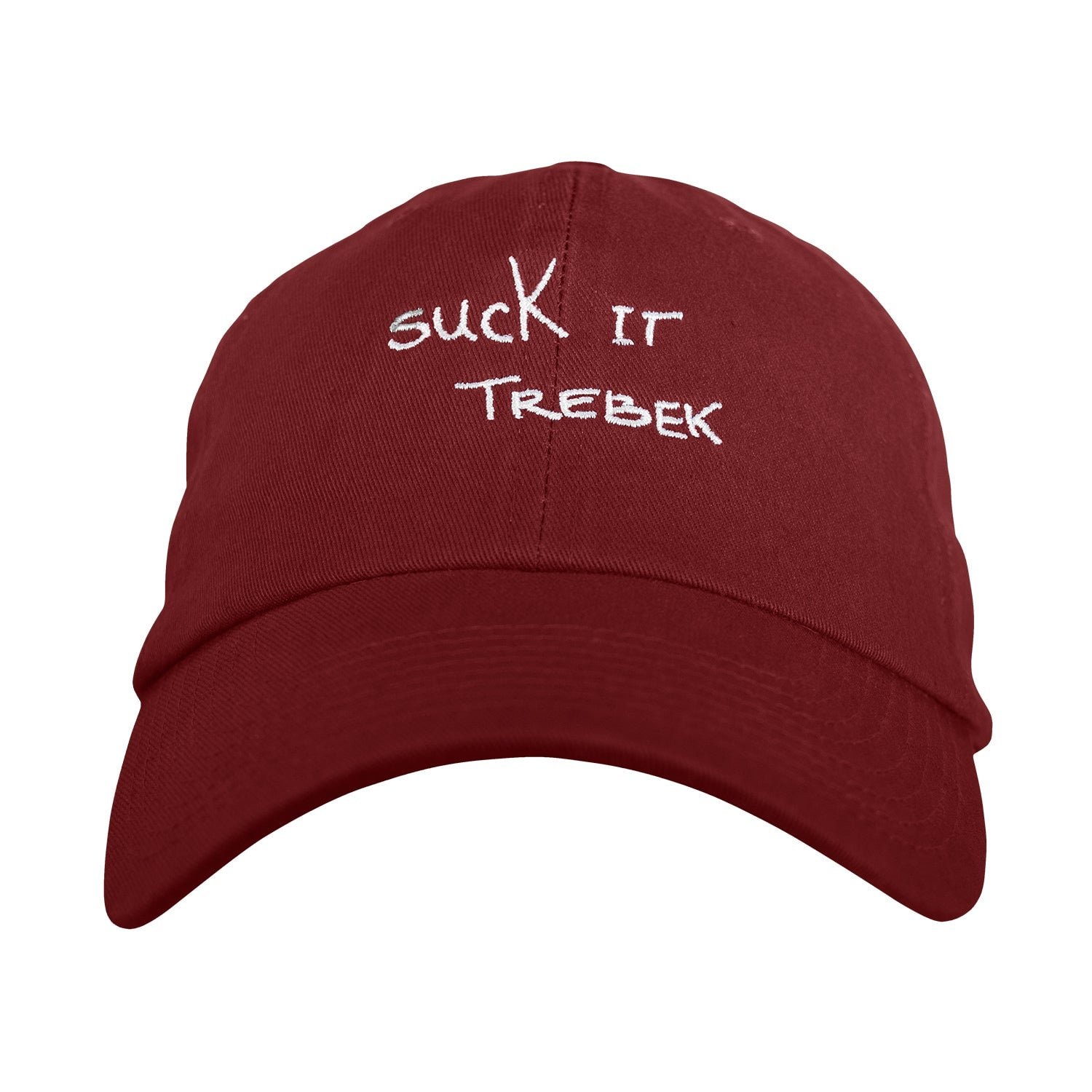 Suck It Trebek Dad Hat - Embroidered Unstructured Cotton Twill Adjustable Cap