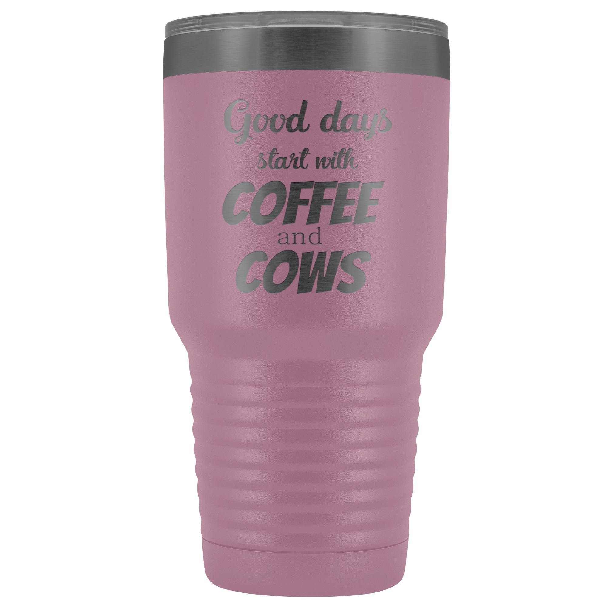 Coffee and Cows 30oz Vacuum Insulated Tumbler for Large Animal Vets