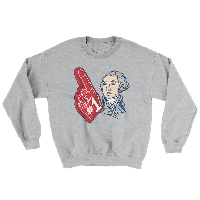 Washington #1 Ugly Sweater Crewneck Sweatshirt - 50/50 Cotton Poly Blend