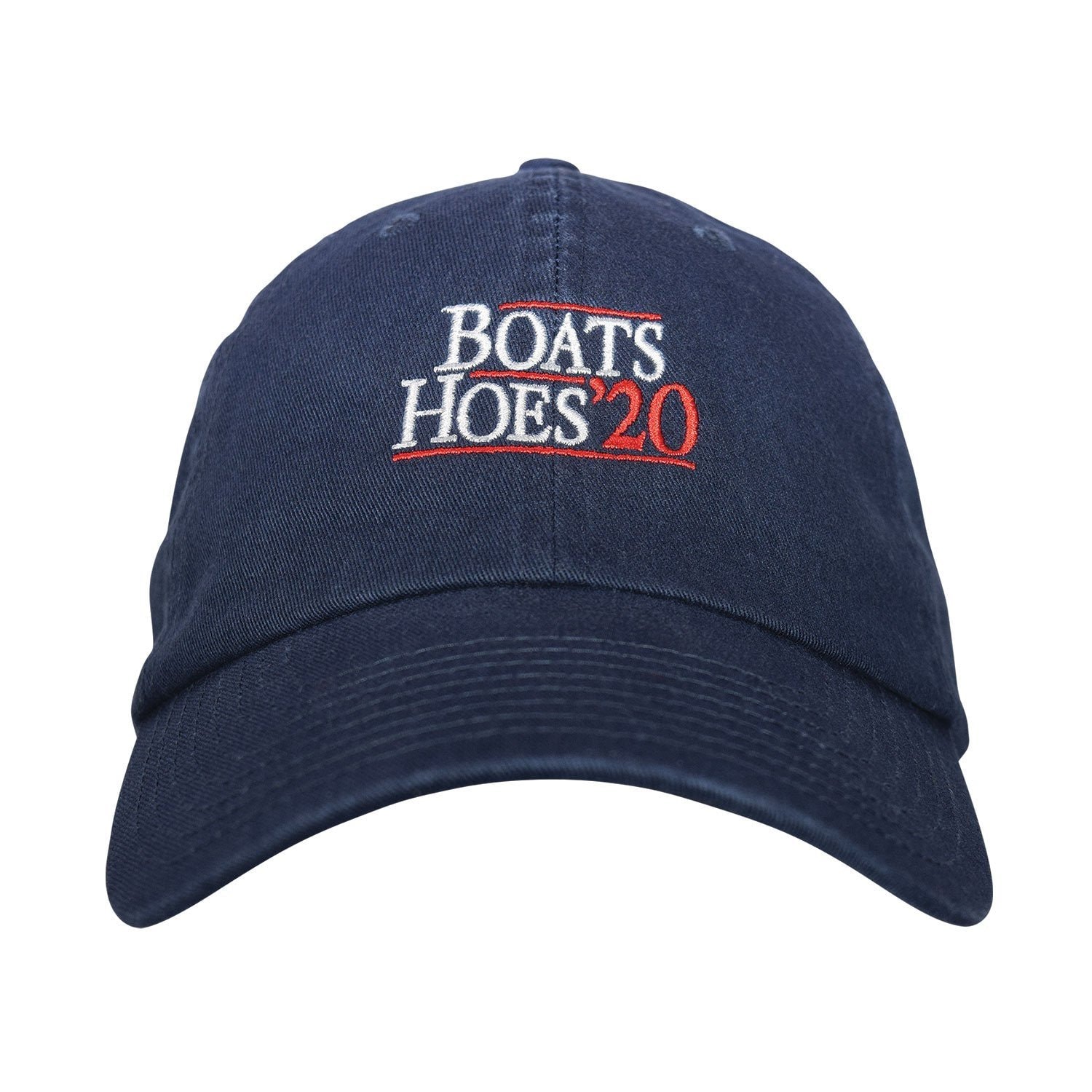 Boats N' Hoes Dad Hat - Embroidered Unstructured Cotton Twill Adjustable Low-Profile