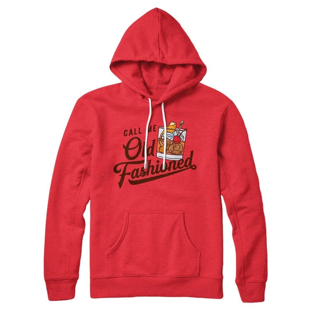 Call Me Old Fashioned Unisex Pullover Hoodie - Cotton Polyester Loose Fit Kangaroo Pocket