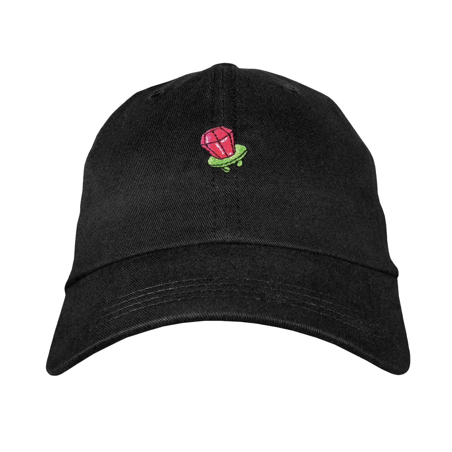Ring Pop Dad Hat - Embroidered Unstructured Cotton Chino Twill Adjustable