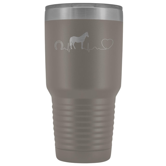 Large Animal Vet Horse Pulse 30oz Vacuum Insulated Tumbler