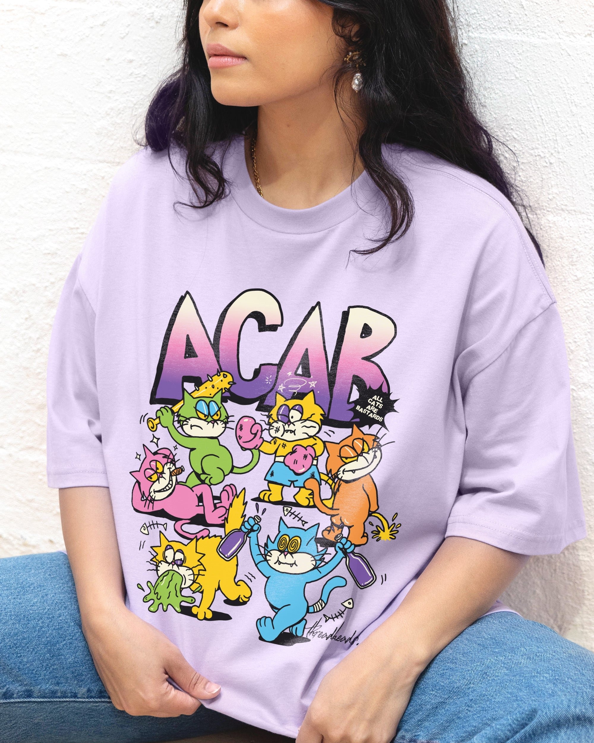 ACAB Oversized Graphic Tee Unisex 100% Combed Cotton Heavyweight 275gsm