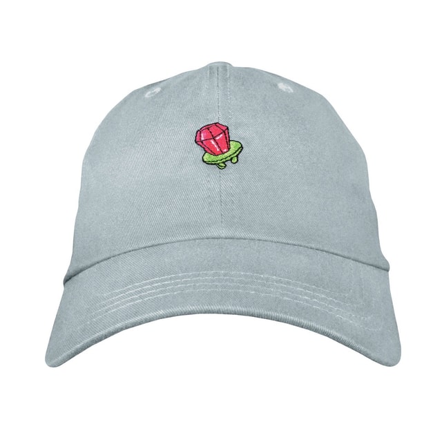 Ring Pop Dad Hat - Embroidered Unstructured Cotton Chino Twill Adjustable