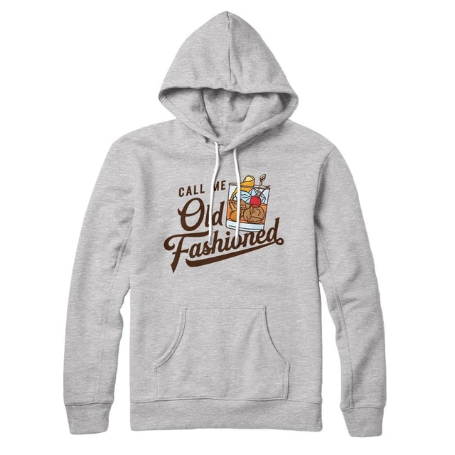 Call Me Old Fashioned Unisex Pullover Hoodie - Cotton Polyester Loose Fit Kangaroo Pocket