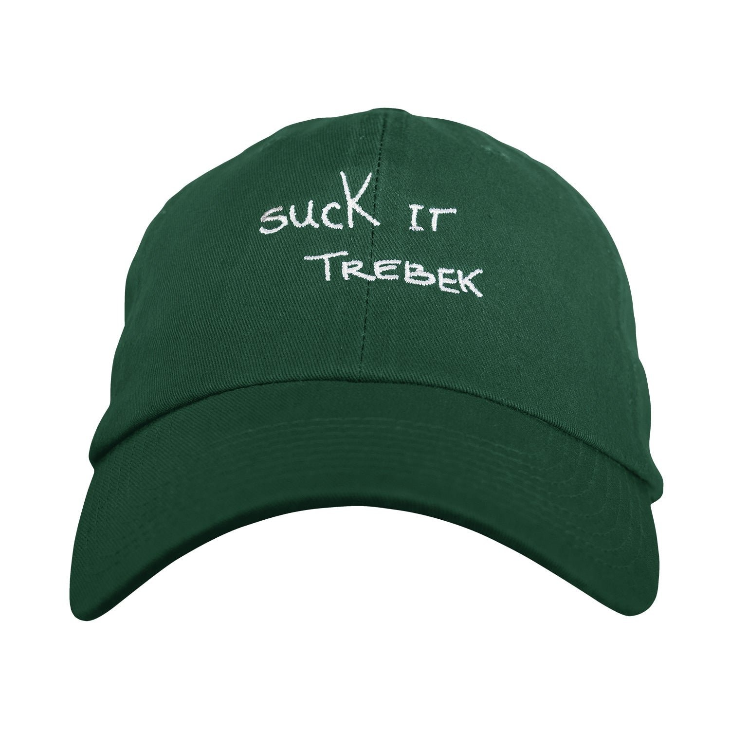 Suck It Trebek Dad Hat - Embroidered Unstructured Cotton Twill Adjustable Cap