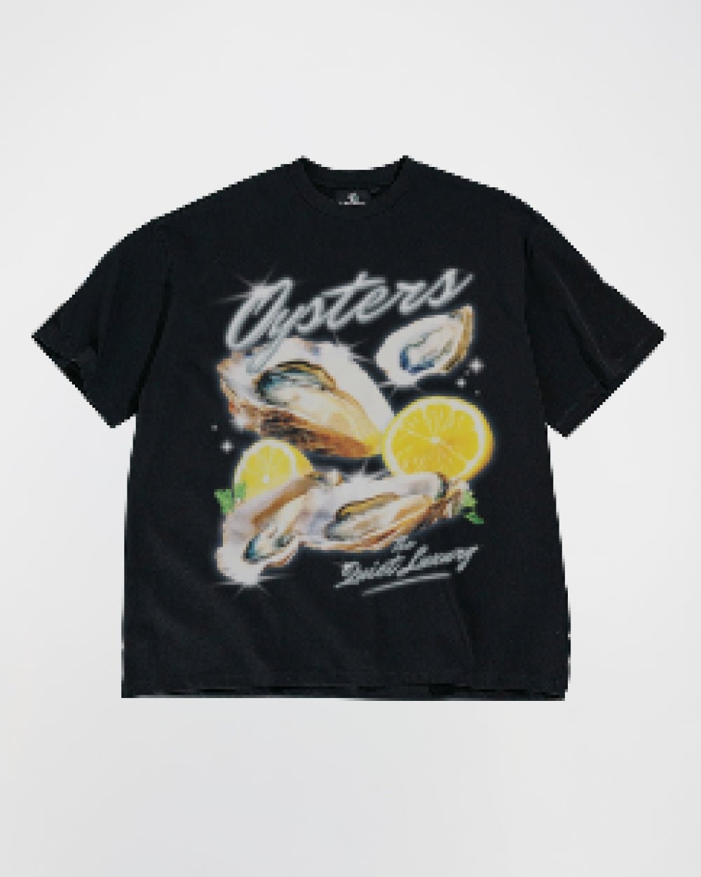 Oysters The Quiet Luxury Oversized Graphic Tee Unisex 100% Combed Cotton Heavyweight