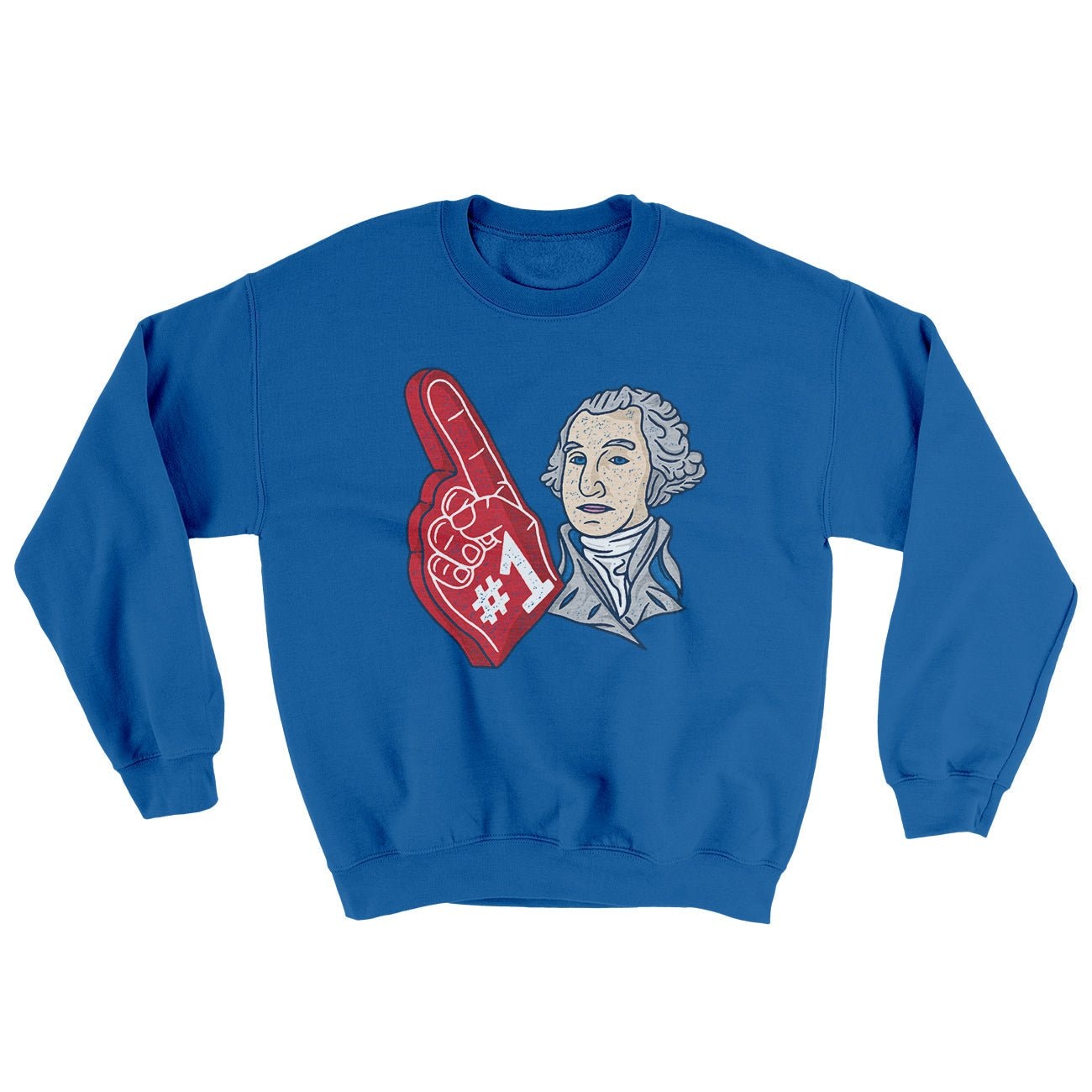 Washington #1 Ugly Sweater Crewneck Sweatshirt - 50/50 Cotton Poly Blend