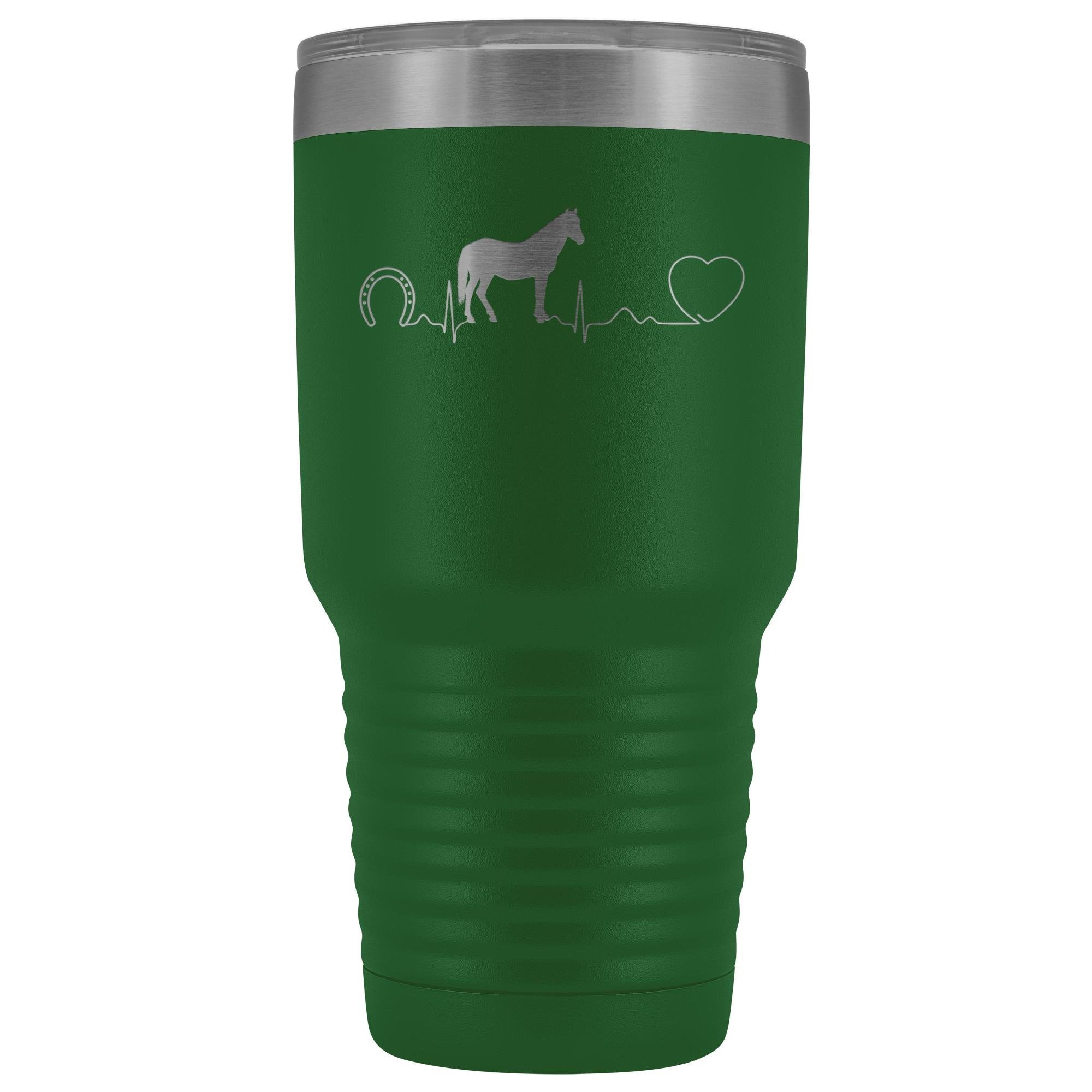 Large Animal Vet Horse Pulse 30oz Vacuum Insulated Tumbler